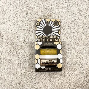 🤍Portland Bee Balm Solar Eclipse Lip Balm 2 Pack Spf 15 Local Small Business 🤍